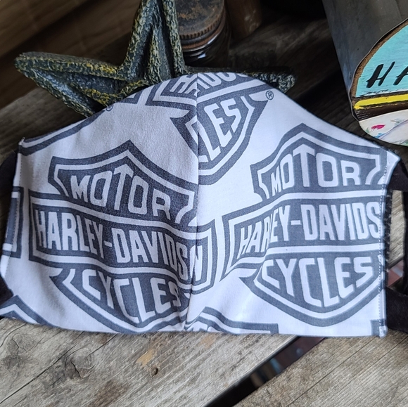 Hand Crafted | Other | Harley Davidson Motorcycle Unisex Face Mask ...